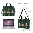 thumbnail image 3 of FORMRS 16" Laptop Bag Carrying Sleeve Case with Handle Travel Shoulder Briefcase, Christmas Santa Hats, 3 of 8