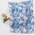 thumbnail image 6 of Disketp Icy Blue Snowflakes Dog Blanket/Bed Cover for Dogs and Cats,Puppy Essentials-Large, 6 of 8