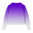 thumbnail image 5 of Viluyesy Girls Fleece Sweatshirt, Half Zipper Long Sleeve Loose Fit Fall Winter Athletic Tops Purple 13T, 5 of 5
