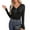 Black(Womens Tops), variant on ZHYou Basic T-shirts for Women,Button Collar Soft Lightweight Long Sleeve V-Neck Tops for Women,Black,Size XL