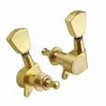 thumbnail image 4 of 6 clavijas de afinación para guitarra selladas en oro, cabezales de máquina, guitarra eléctrica Trapecio 3L3R, 4 of 5