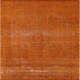 thumbnail image 1 of Ahgly Company Tapis d'Intérieur Lavable en Machine Carré Industriel Moderne Orange Rouge Orange, 3 Pieds Carré, 1 of 7