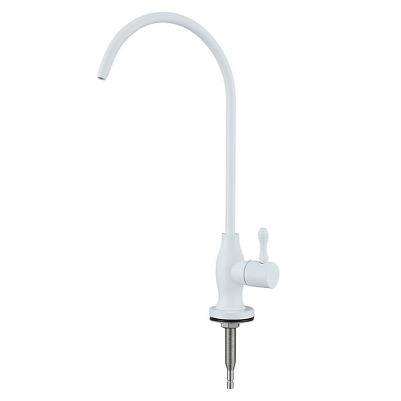 GULICA Drinking Water Faucet, SUS304 Stainless Steel, No-Air Gap Reverse Osmosis Faucet for Kitchen Sink, White RO Faucet