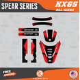 thumbnail image 2 of Kalair GFX Graphics Kit for Kawasaki KX65 (1999-2023) Spear Series, 2 of 5