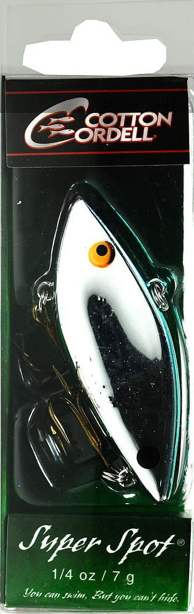 Cotton Cordell Super Spot Hard Baits 2 1/2 In. Chrome Blue, Fishing Lure