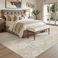 thumbnail image 3 of Roxstand Washable Area Rugs 6x9, Stain Resistant Lightweight Abstract Rugs for Living Room, Non Skid Farmhouse Bedroom Rugs(6'x9', Abstract-Beige), 3 of 9