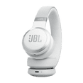 thumbnail image 6 of JBL Live 670NC - Wireless On-Ear Headphones with True Adaptive Noise Cancelling - White, 6 of 9