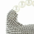 thumbnail image 3 of YIFEI Women Pearl Beaded Clutch Handle Bag Evening HandBag for Wedding Party, 3 of 5