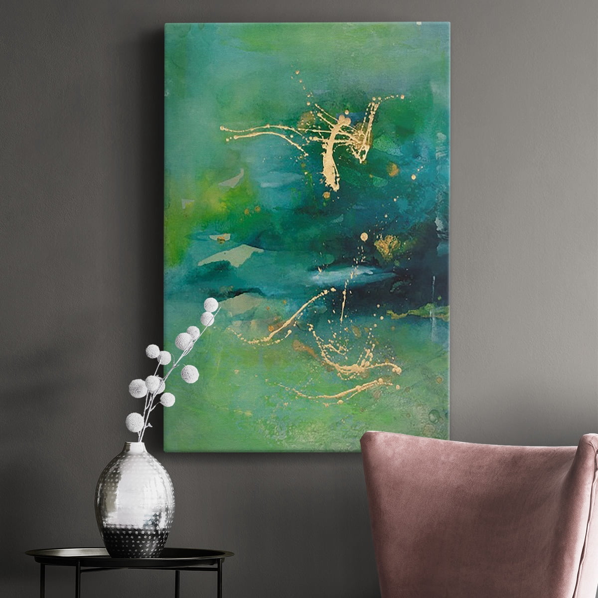 Peaceful Diptych II Premium Gallery Wrapped Canvas - Ready to Hang