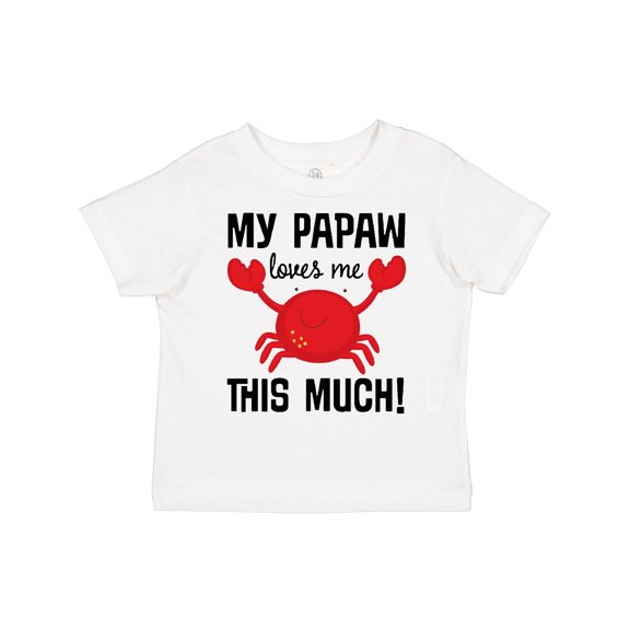 Inktastic My Papaw Loves Me Gift Boys or Girls Toddler T-Shirt