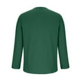 thumbnail image 7 of ohmzyzo Mens Medieval Shirt Casual Linen Shirt Steampunk Renaissance Retro Top Long Sleeve Lace Up Costume Tops V Neck Solid Color T Shirt Green M, 7 of 7