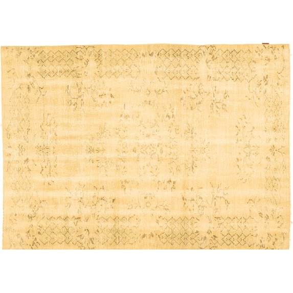 Ahgly Company Indoor Rectangle Abstract Brown Contemporary Area Rugs, 2' x 4'