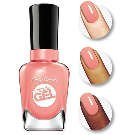 Sally Hansen Miracle Gel Nail Polish, Rosey (Best Nail Gel Polish Brand)