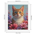 thumbnail image 2 of Paint by Numbers Kit for Adults, Cat Among Flowers In Garden Paint by Numbers, Easy Paint by Numbers Kit for Adults Beginner, DIY Adult Paint by Number Kits on Canvas, Home Decor, 2 of 7