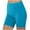 Sky Blue, variant on BLVB Women's Stretch Cotton High Waist Active Basic Short Leggings Workout Biker Shorts for Gym Lounge