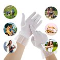 thumbnail image 4 of Unique Bargains 1 Pair Sunblock Mittens Fashion Mesh Bow Sun Block Driving Gloves for Women White, 4 of 5