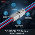 thumbnail image 3 of Kit de Conectores JRready ST6327-4 Deutsch 4 Pines DT Impermeable, 3 of 9