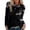 Black, variant on My Items Shirts for Women Women's Long Sleeve Shirts Womens Long Sleeve Tops Casual Blouse Crew Neck Shirts Tunic Basic Floral Printed Tee Shirts S