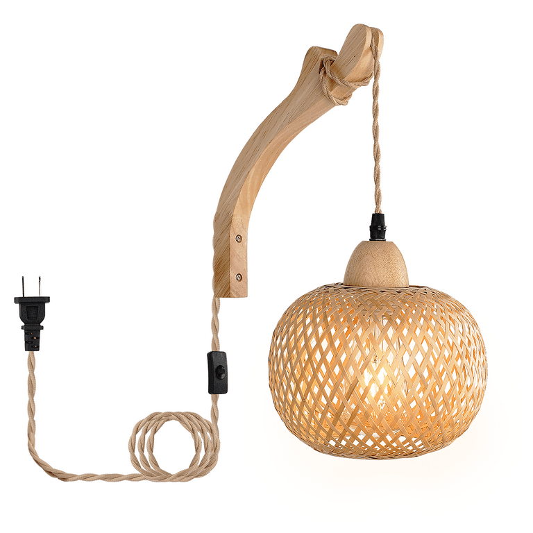 Buy Rustic Wall Lamp Boho Reading Lamp Made of Knotwood Wood Forest Lamp  Branch Pendant Lamp Branch Home Office Vintage Wood Light Natural Lighting  Online in India 