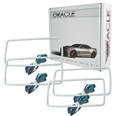 Oracle 07-13 GMC Sierra Led Halo Kit (Square Style) Colorshift-2.0 CNTLR