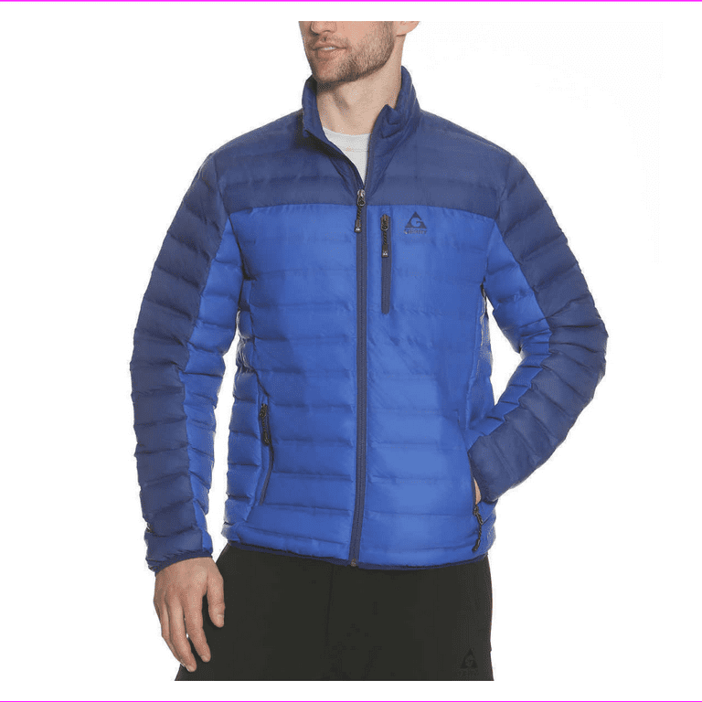 Gerry Men s Seamless Sweater Down Jacket Lightweight PufferTall XL Cobalt Indigo