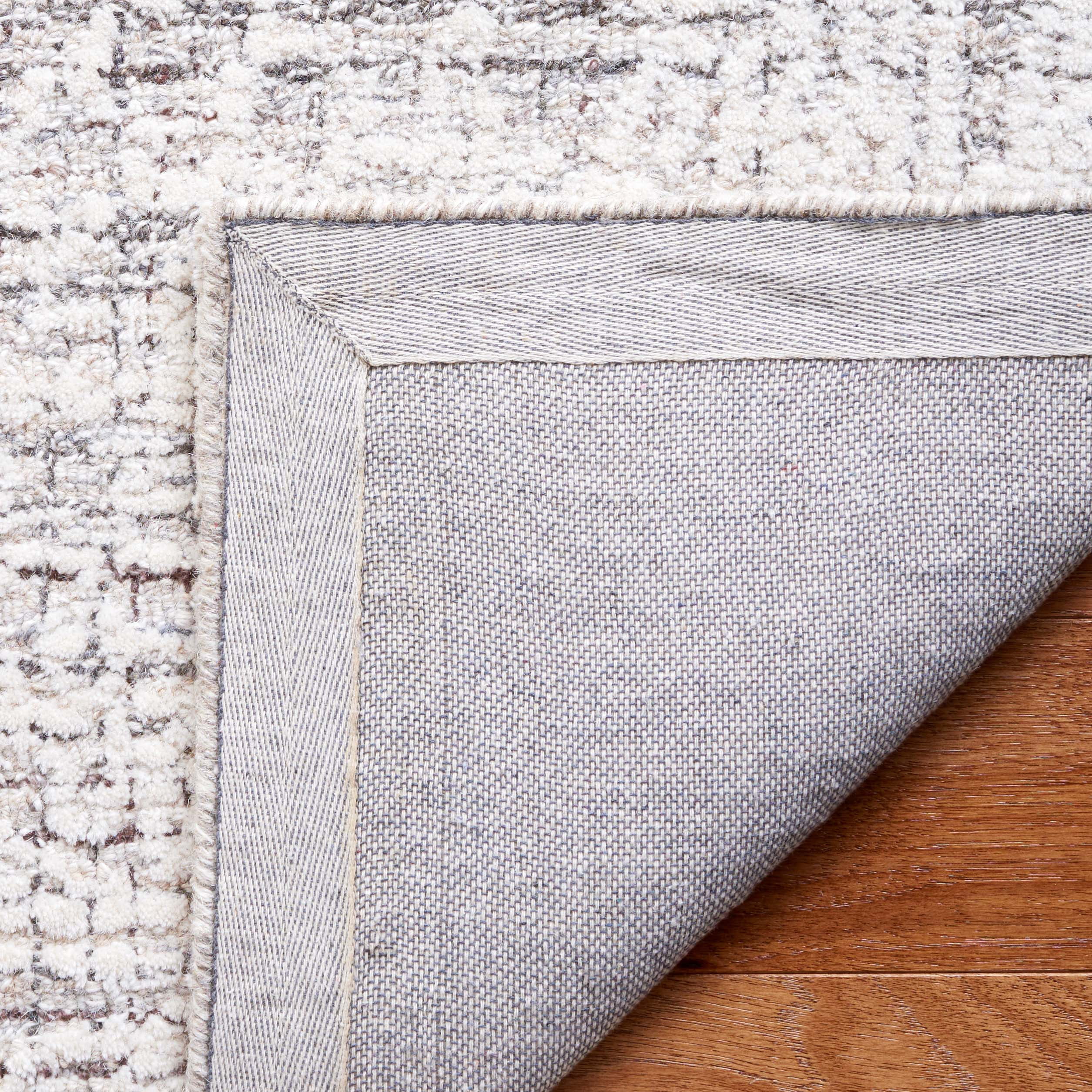 SAFAVIEH Ebony Ace Bordered Area Rug, Brown/Ivory, 3' x 5'