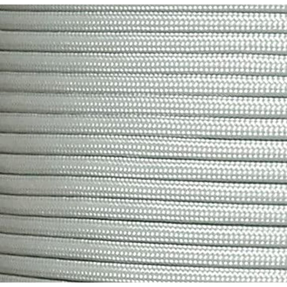 US Ropes Type III Commercial 550 Paracord 100' Hank Made in USA Survival Cord Parachute Outdoor (Silver Grey)