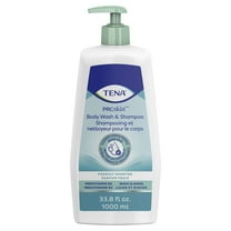 Tena Body Wash and Shampoo Scent Free 33.8 fl. oz, 1 Count