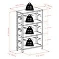 thumbnail image 6 of Winsome Wood Torino 4-PC Storage Set, Tall Shelf & 2 Fabric Baskets, 6 of 7