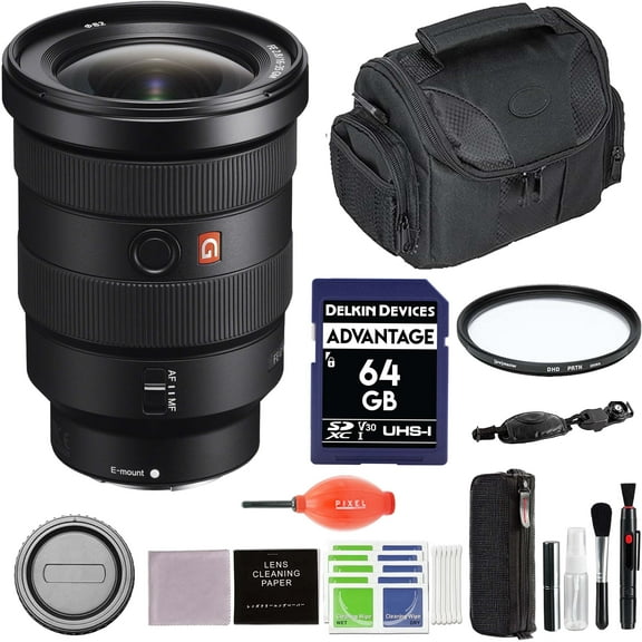 Sony FE 16-35mm F2.8 GM (SSEL1635GM) Zoom Lens with 82 MM Protection Filter, Gadget Bag   More | 16-35mm Sony Lens