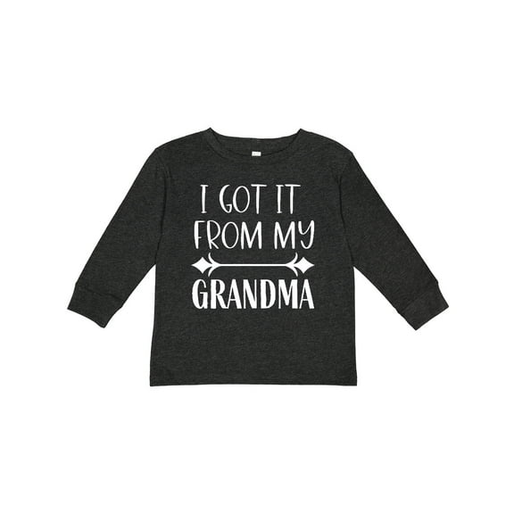 Inktastic I Got It From My Grandma Boys or Girls Long Sleeve Toddler T-Shirt