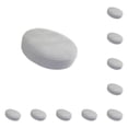 thumbnail image 1 of Moyic Funda para taburete de bar que no destiñe, protección , fácil instalación, sin hilos sueltos, cojín lavable de poliéster Gris plateado diámetro 28-38cm 10Conjunto, 1 of 1