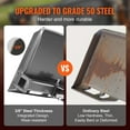 thumbnail image 3 of VEVOR Universal 3-point Skid Steer Plate, 3/8" Skid Steer Attachment Plate, 7000lbs Skid Steer Mount Plate Steel Adapter Loader, Compatible with Deere, Kubota,Bobcat,Mahindra Skid Steers,Tractors, 3 of 9