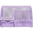 thumbnail image 5 of EXERZ Wire Mesh Desk Organizer - Light Purple, 5 of 9