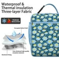 thumbnail image 2 of Bee Lovers Insulated Lunch Bag Box Student Reusable Lunch Bag with Detachable Handle Cooler Tote Bag Picnic Travel, 2 of 6