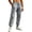 Dark Gray, variant on WAVSUF Men's Athletic Jogger Pants Loose Fit Adjustable Drawstring Side Pockets Fall Sporty Pants Gray L