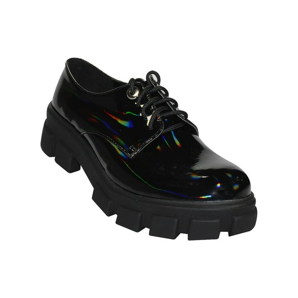 ZAPATO PLATAFORMA MILAGROS MUJER NEGRO TORNASOL 20800 LEON 20800p