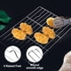 thumbnail image 4 of Rejilla de enfriamiento Juego de 2 piezas, Rejilla de enfriamiento para hornear, Parrilla de alambre de acero inoxidable, para horno, hornear, barbacoa, salud y seguridad en lavavajillas, 4 of 7