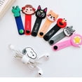 thumbnail image 2 of Organizador de cables Cute Cartoon Botón a presión Auriculares Bobinadora Soporte de línea, 2 of 4