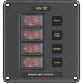 thumbnail image 3 of Blue Sea Systems 4320-BSS Panel Switch H2O CB 4POS GRAY, 3 of 3