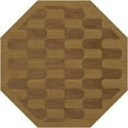 thumbnail image 3 of Dalyn Dover Area Rug DV9 Dv9 Gold Dust Grid Waves 9' x 12' Oval, 3 of 5