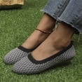 thumbnail image 6 of Willtoo Women Flat Shoes Knitted Lightweight Slip-on Loafers Breathabel Soft Comfortable Ballet Flats, 6 of 6