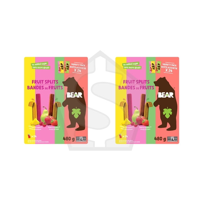 BEAR Fruit Splits Assortiment - Lot de 2