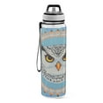 thumbnail image 2 of Qxltty White Owl Pattern Water Bottle 32 oz with Straw BPA Free Reusable Fitness Sport Bottle Perfect for Travel School Outdoors and Gym, 2 of 7
