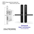 thumbnail image 2 of Waterproof TTlock Phone APP Fingerprint Door Lock 304 Stainless Steel 5 Unlock Method Both For Outdoor And Indoor Black ,Integrated Smart Home, 2 of 6