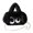 Black, variant on Cartoon Furry Crossbody Bag for Women Cute Big Eyes Plush Bag Versatile Cute Stylish Purse with Adjustable Leather Strap