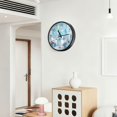 thumbnail image 6 of Voice Activated Clock with Glow Light 12 Inch Large Silent Wall Clock Battery Operated for Home Decor Blue and White Snowman Decorations, 6 of 8
