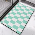 thumbnail image 5 of Checkered Runner Rug for Bathroom - Non-Slip, 20x32 inches, Absorbs Water, Soft Microfiber, Machine Washable, Ideal for Bathtub & Showers., 5 of 5