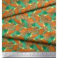thumbnail image 3 of Soimoi Poly Georgette Fabric Berries & Autumn Leaves Decor Fabric Printed Yard 52 Inch Wide, 3 of 3