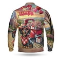 thumbnail image 2 of Be My Valentine's Dachshund Truck Full of Love Flower Balloon All Over Print 3D Baseball Jacket Wiener Dog Lover Gifts Idea Bomber Jacket Softball - 02029, 2 of 6